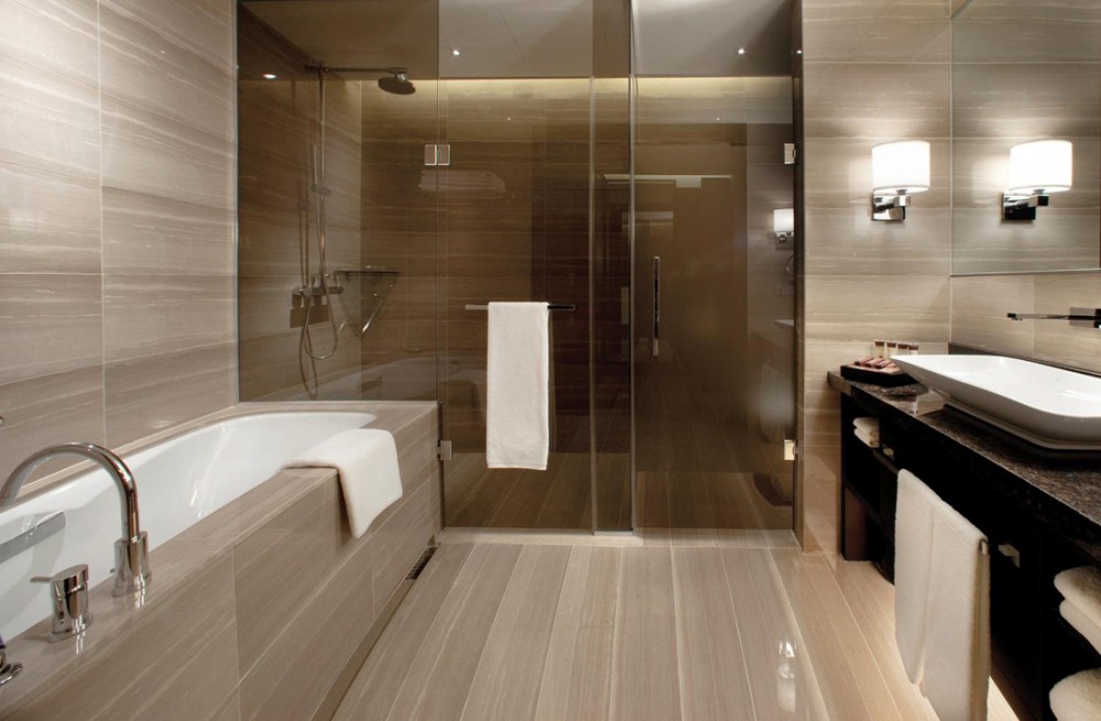 interior design of bathroom tiles