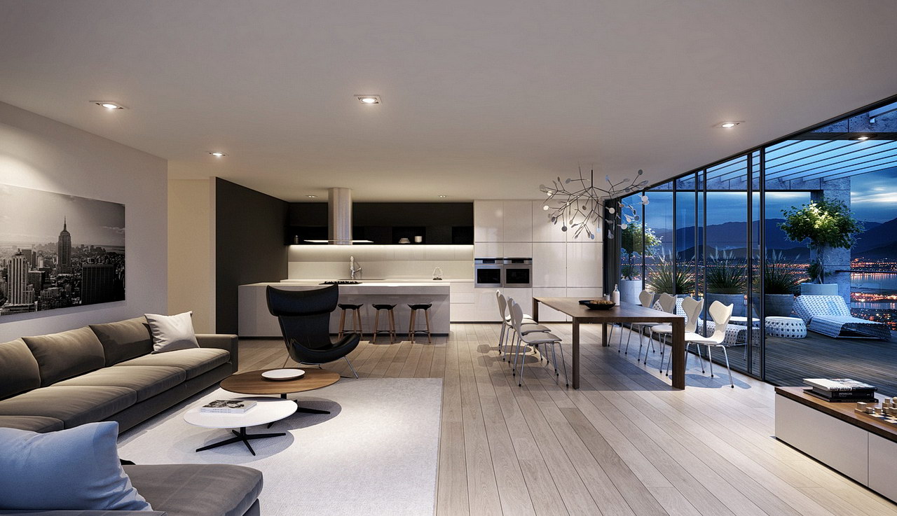 modern light design for living room