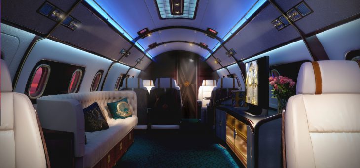 Luxury Skyacht: Incredible Private Jet With A Queen Bed