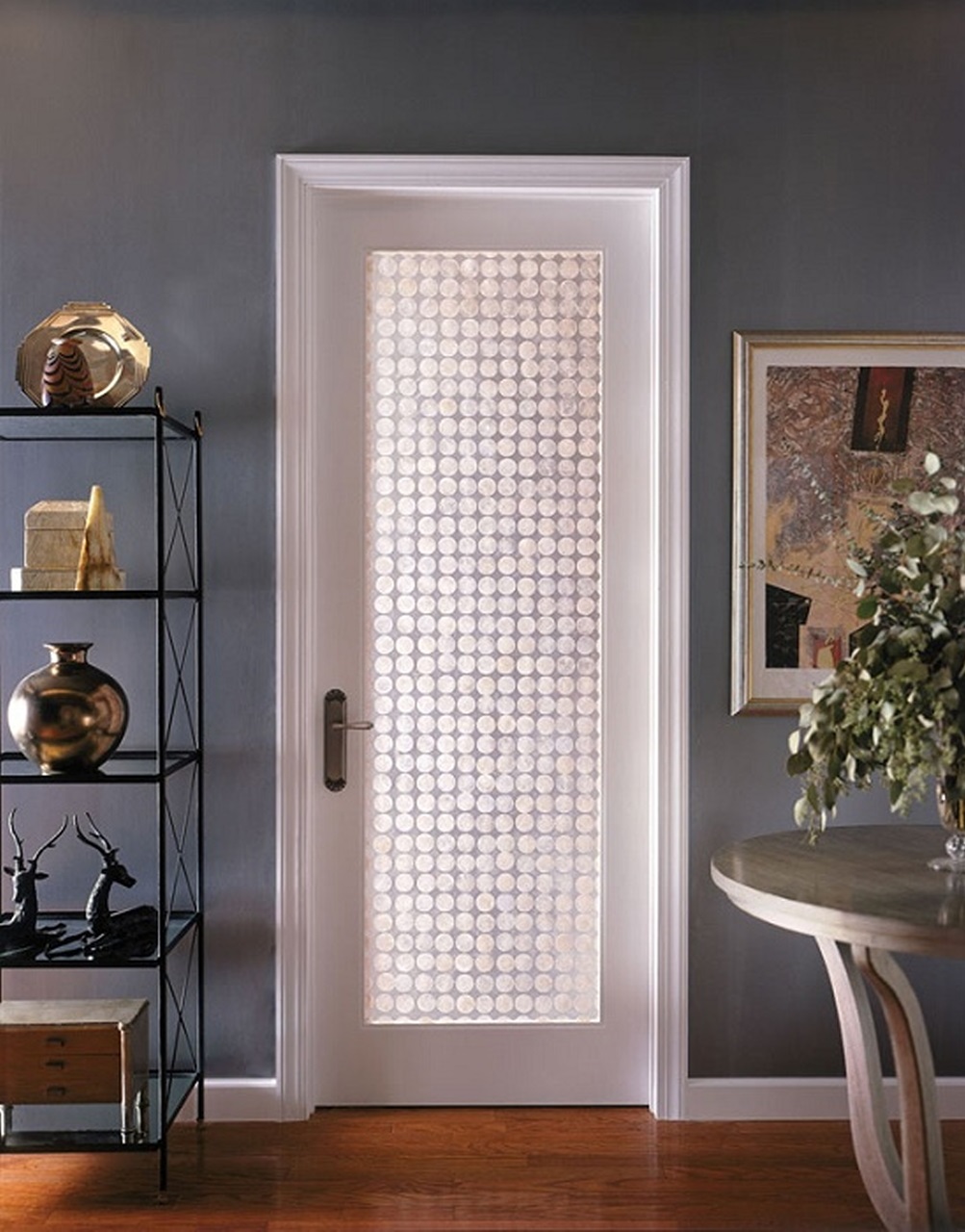 glass bedroom door