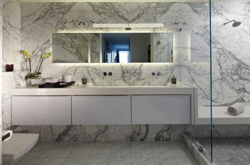 contemporary marble floors