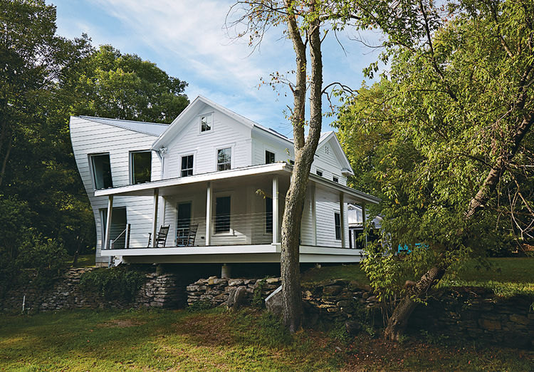 Twisted Farmhouse designed by Tom Givone in Falls, Pennsylvania