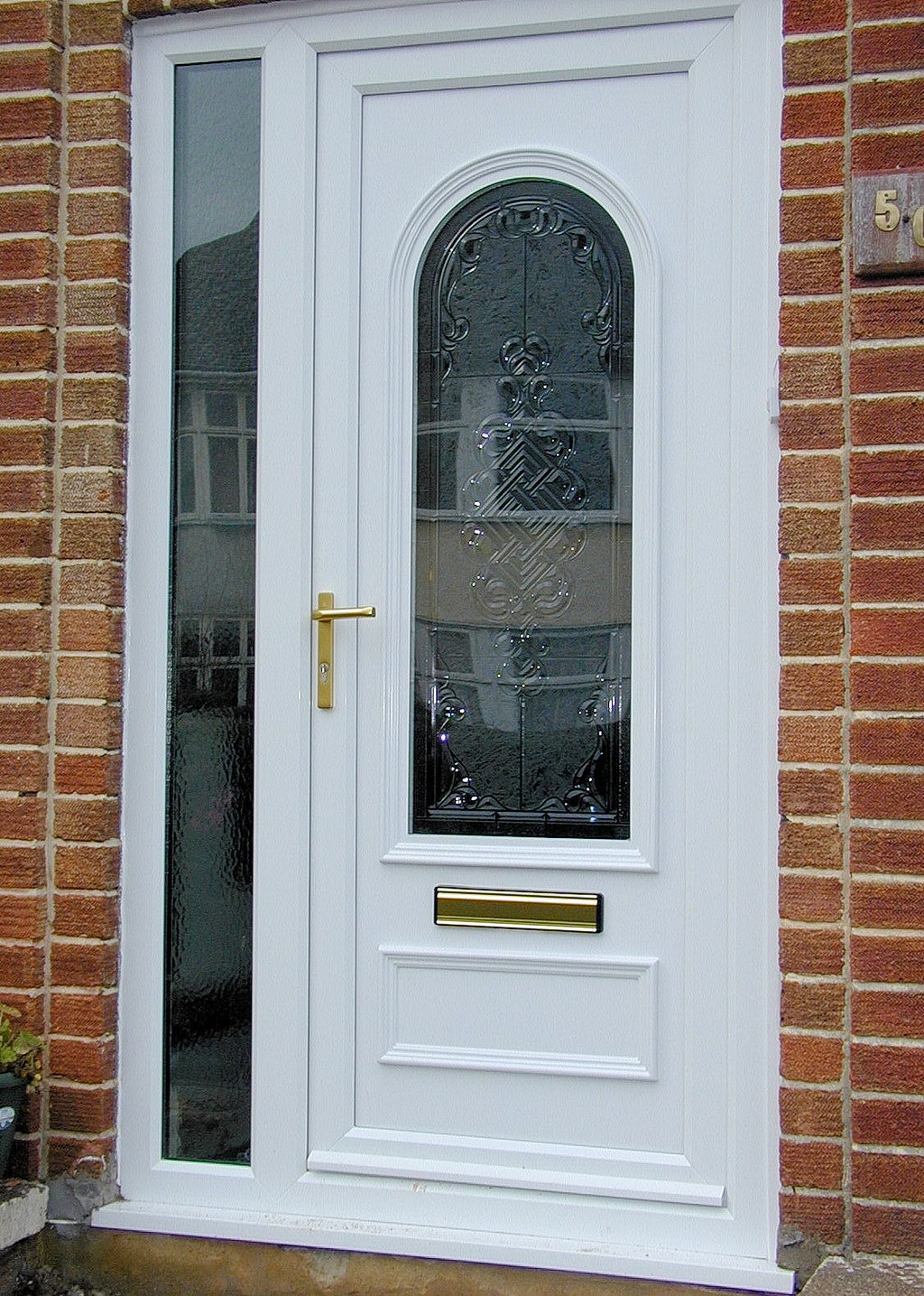 double glazed front door