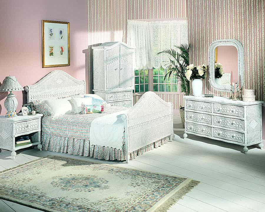 wicker bedroom furniture