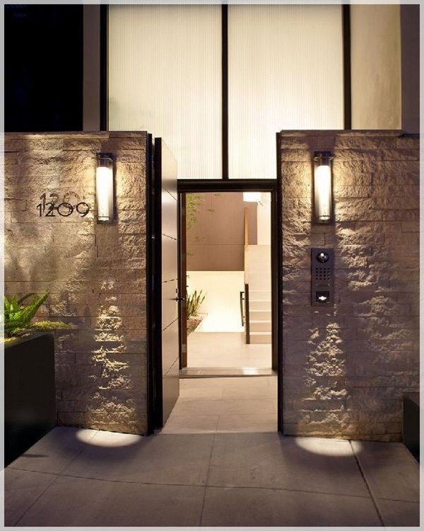 Modern house designs ideas front door ideas glass
