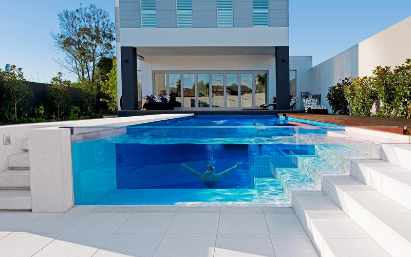 luxury above-ground pools