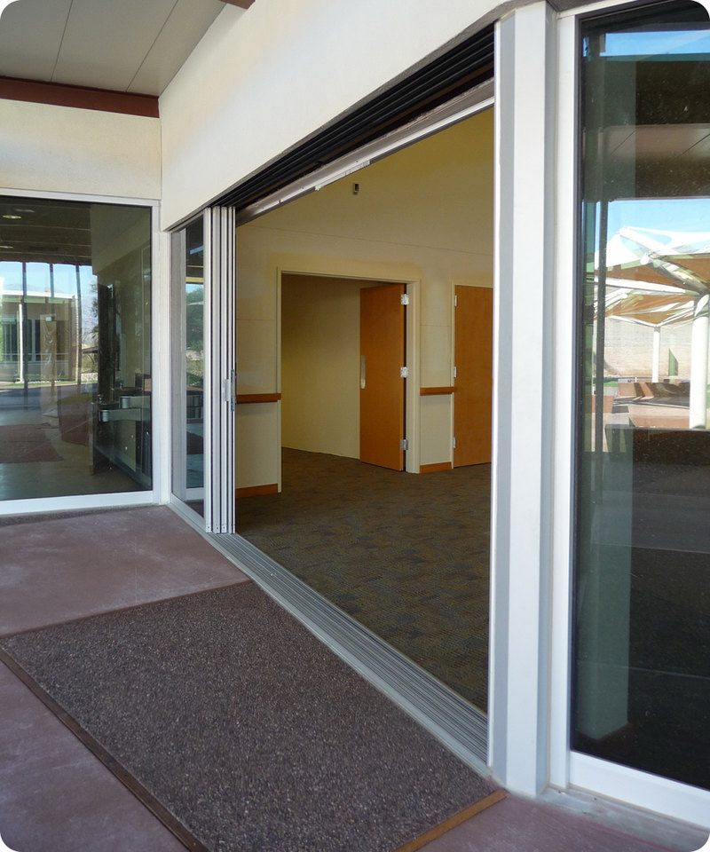 Death Valley Visitor Center Sliding Doors Open