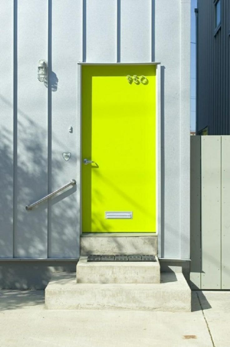 Neon paint front door