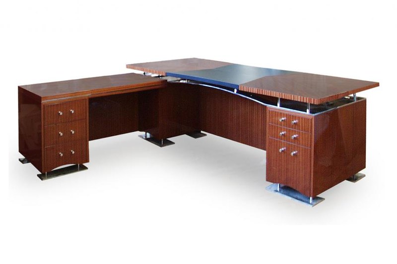 desk with return