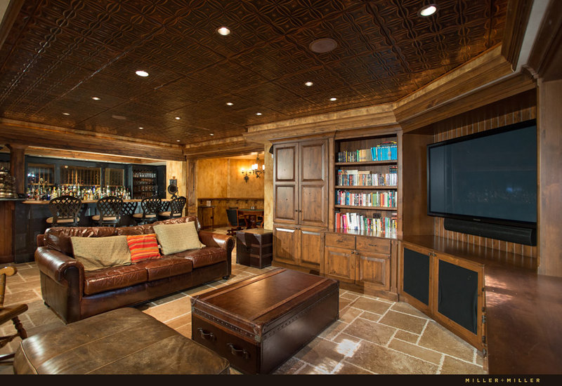 luxury finished basement