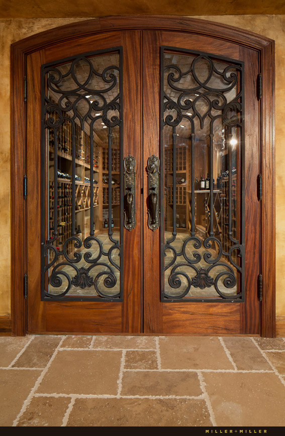 luxury house basement wine cellar