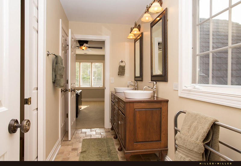 jack jill bathroom heated floors
