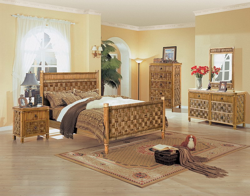 rattan bedroom furniture