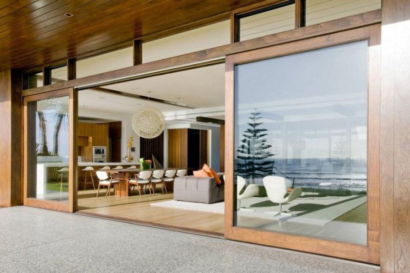 wide sliding glass doors