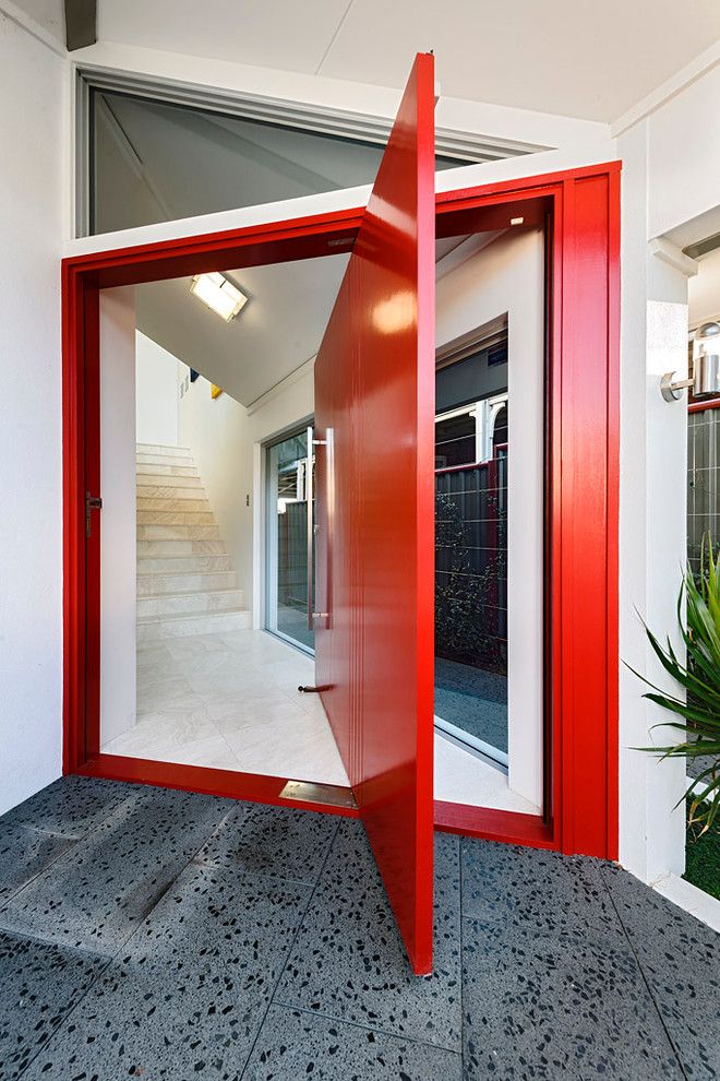 exterior pivot door hardware