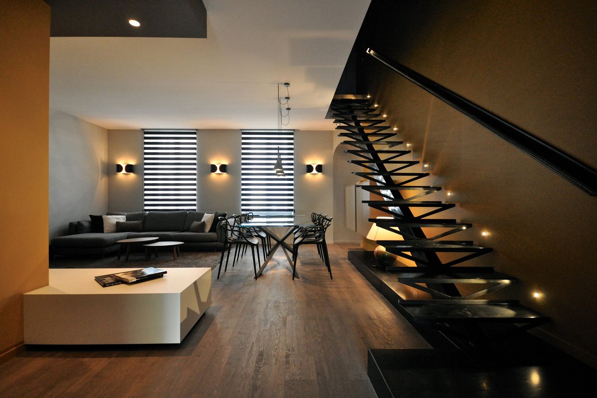 Luxury Interior Design for Duplex Apartment Near Parc Sainte-Marie in Nancy