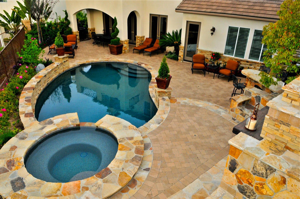 Best Inspirations For Backyard Designs with Pool ...