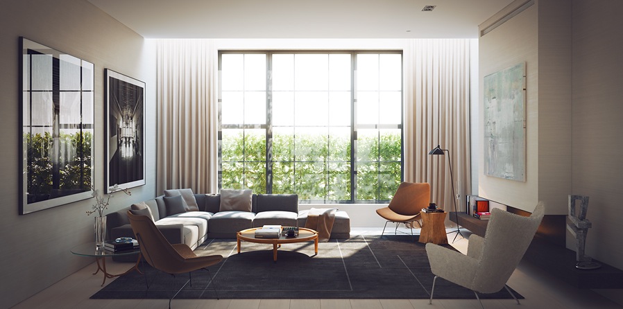 15 Beautiful Living Rooms That We Came Across Recently 2