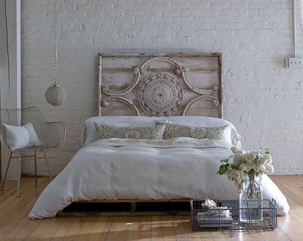 Rustic bedroom interior