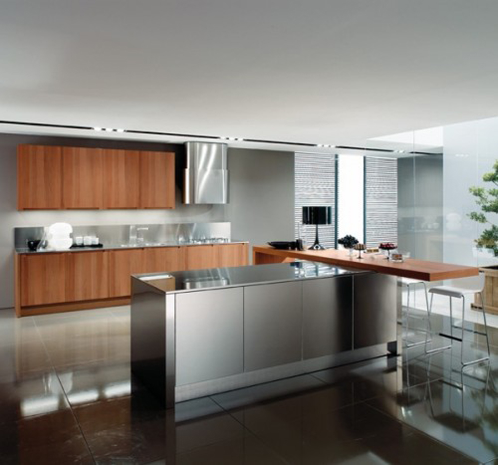 Minimalist home kitchen interior design photo 1