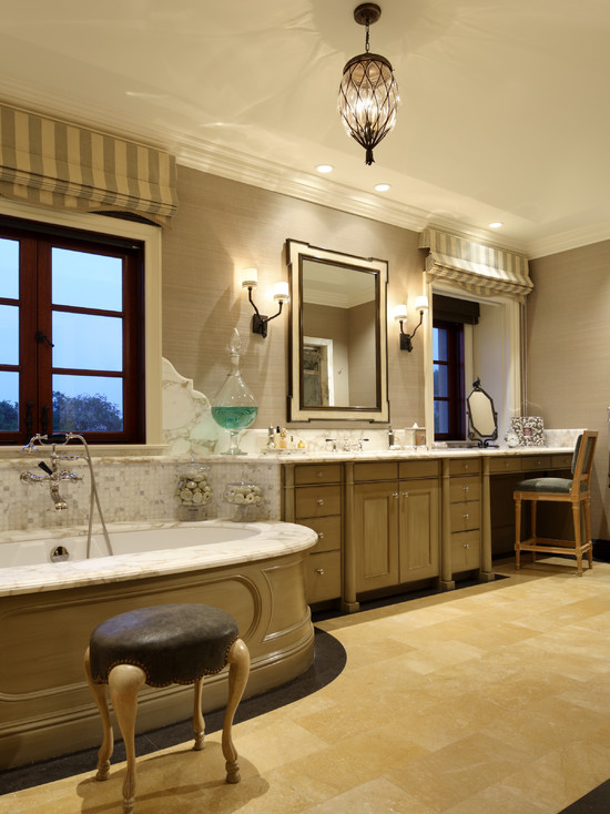 Fabulous Bathroom Stylish Vanity Design Carmel Valley Estate