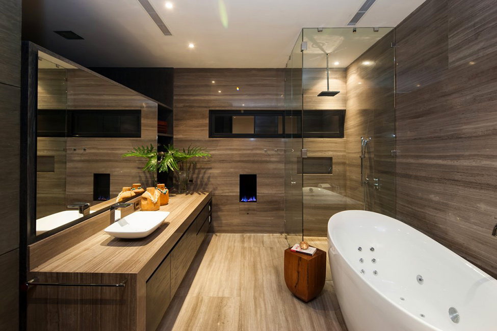 Bathroom natural colours Luxury Home in Mexico Providing High Quality Lifestyle 