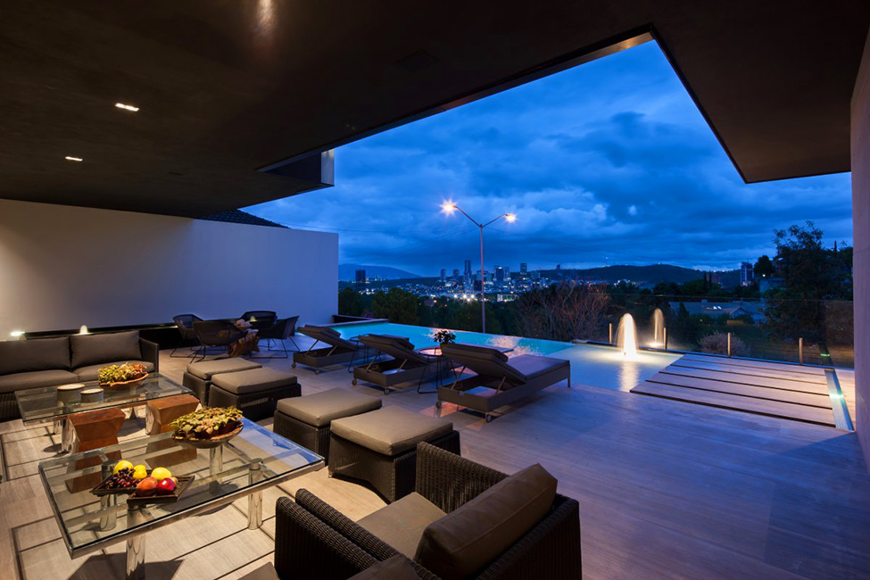 View over the city CH House Luxury Home in Mexico Providing High Quality Lifestyle 