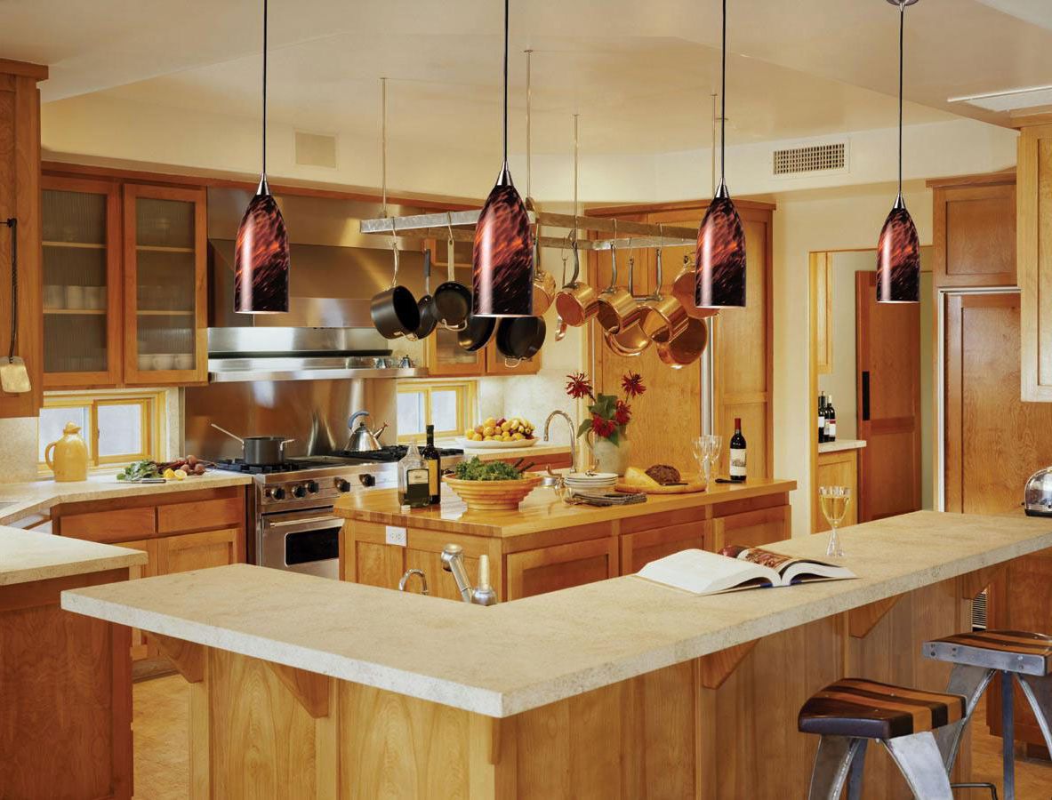 bright pendant light for kitchen