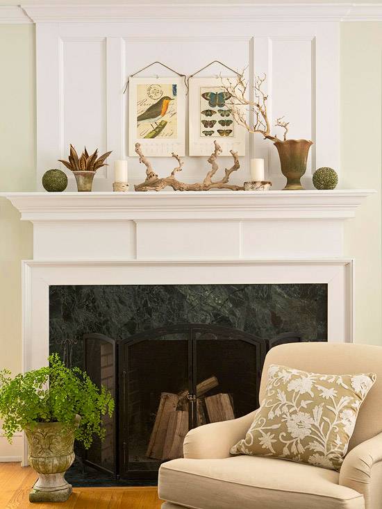 15 - Mantel decoration ideas