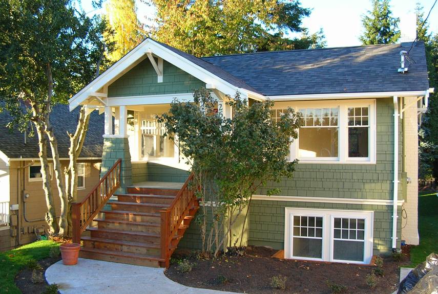 2 - ranch home exterior makeover before after