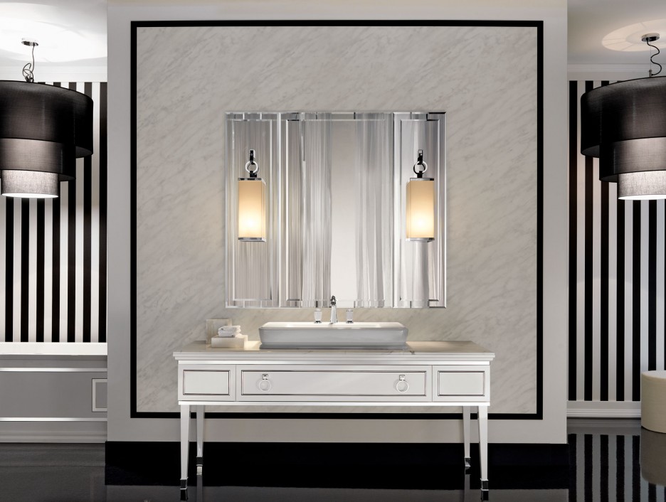 elegant bathroom wall mirrors