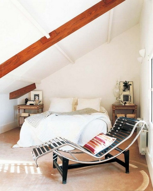 bedrooms in the attic pleasant deck chair metal