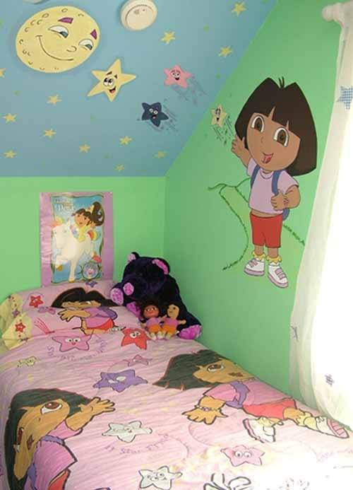 4 - Dora The Explorer Bedroom Theme
