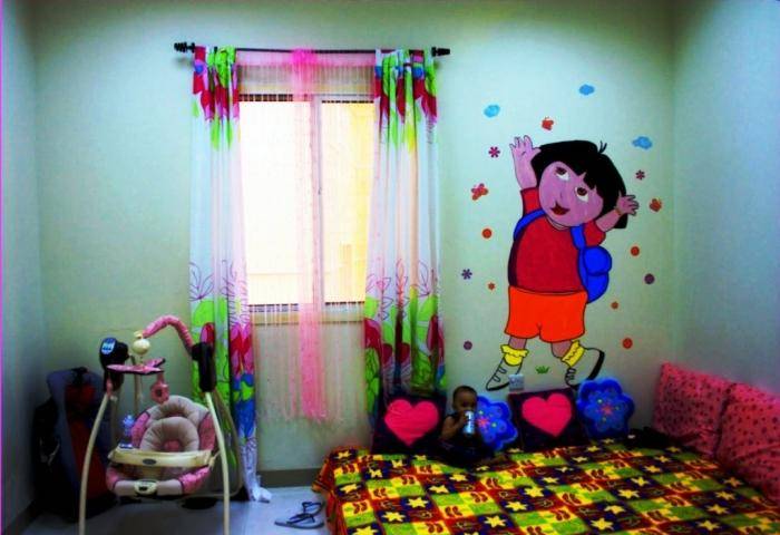 5 - Dora The Explorer Bedroom Theme