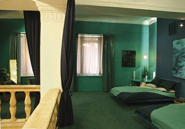 green wall design for bedroom dark outfit