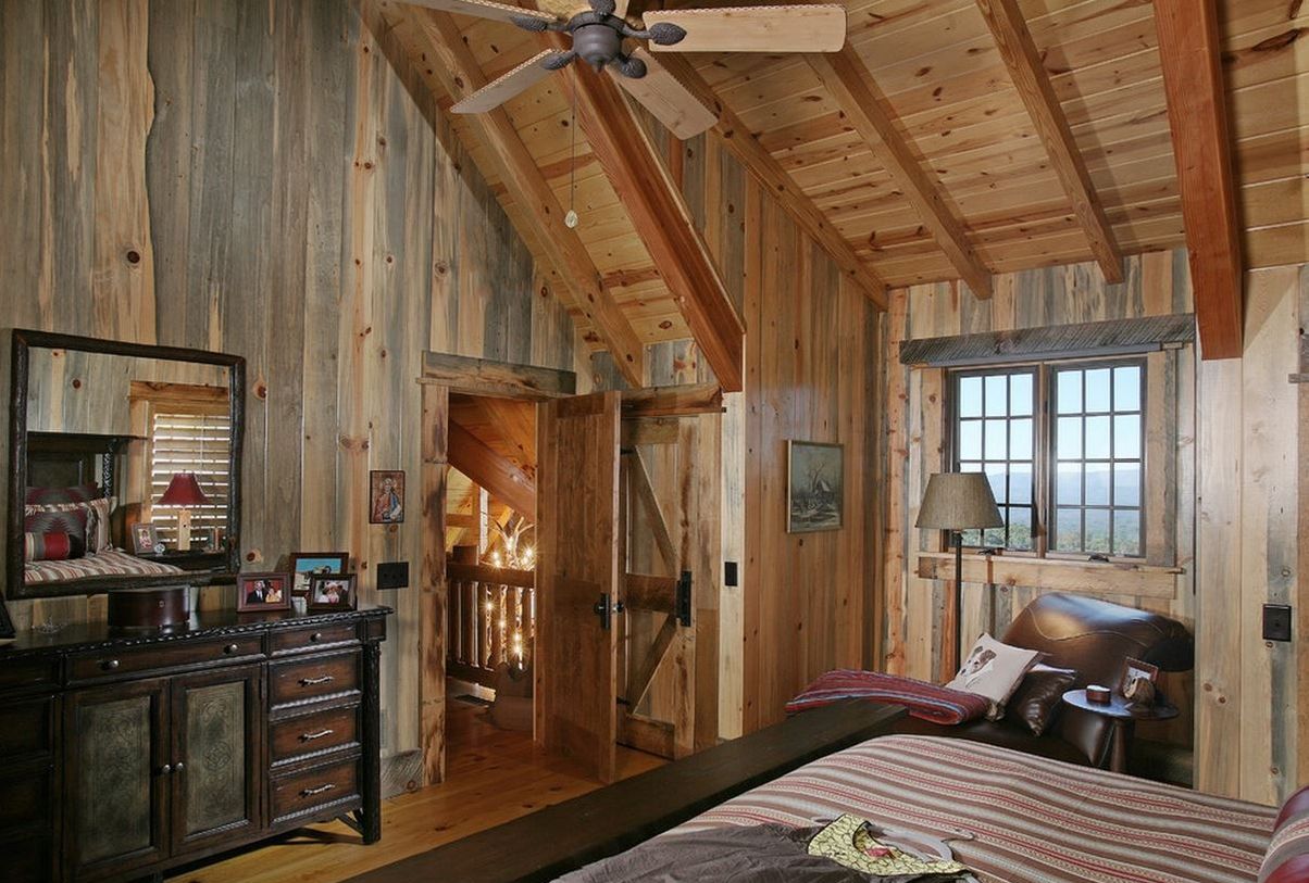 wooden houses interiors