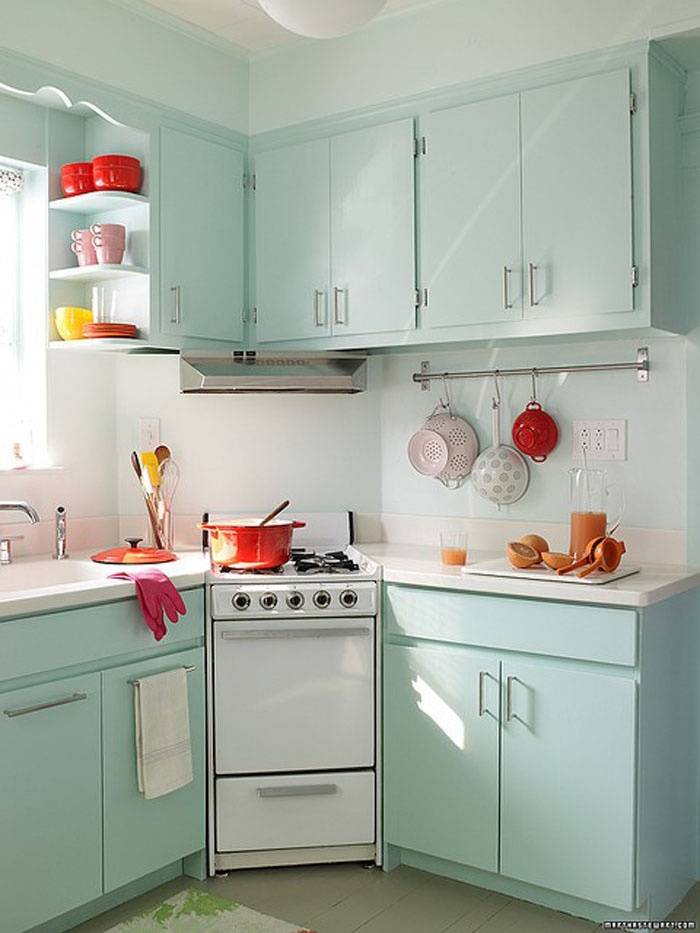 6 - chic cute kitchen ideas about 1960s kitchen with vintage interior