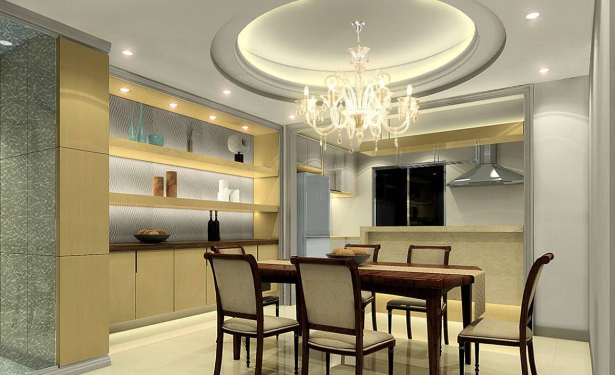 7 - ceiling design for dining room