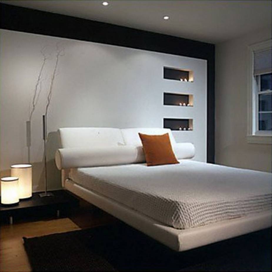 Contemporary interior design ideas for small bedroom with minimalist concept