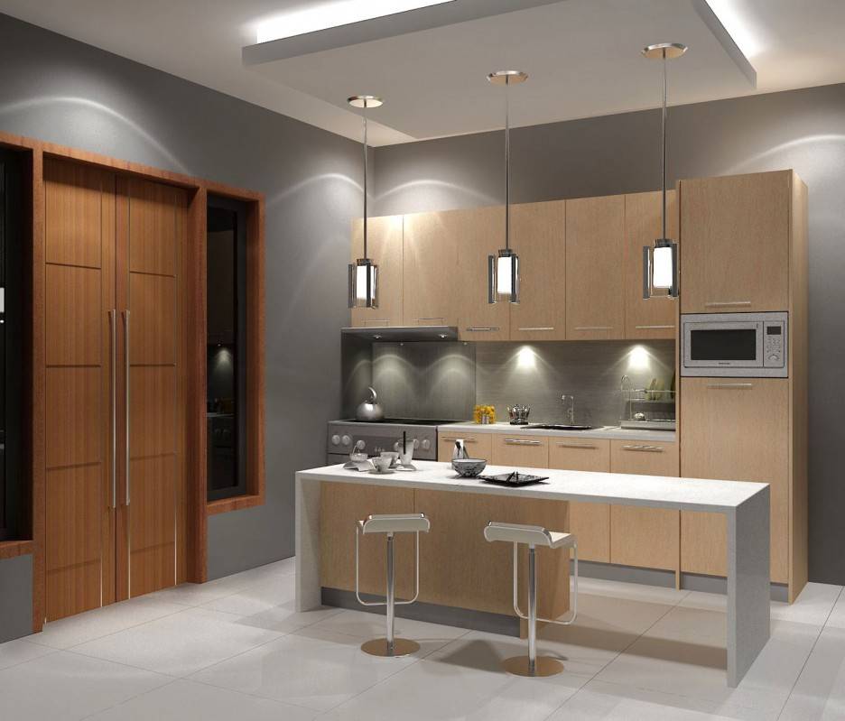 Custom kitchen cabinet for minimalist home kitchen-with beautiful layout