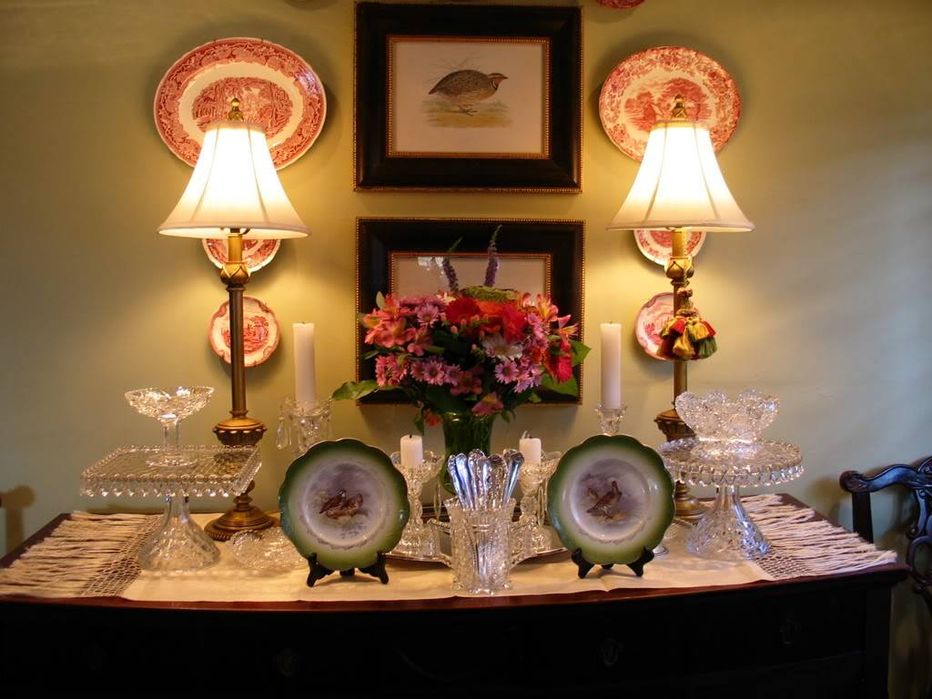 Dining room buffet decorating ideas