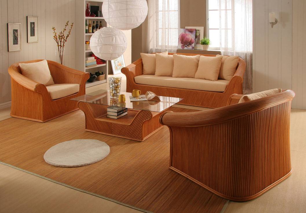 cheap real wood living room furniture