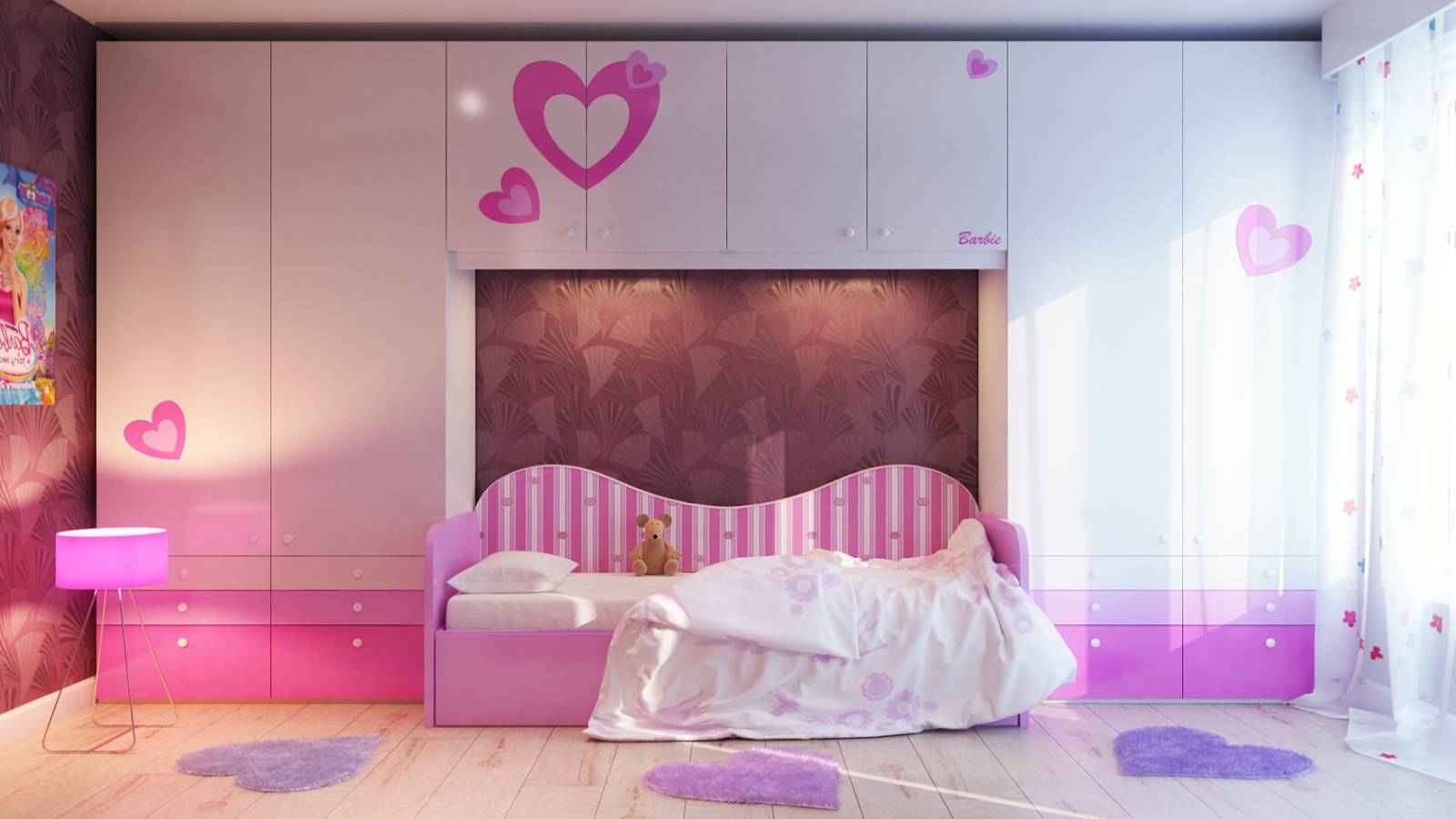 Bedroom Design for Girls: Beautiful and Unique