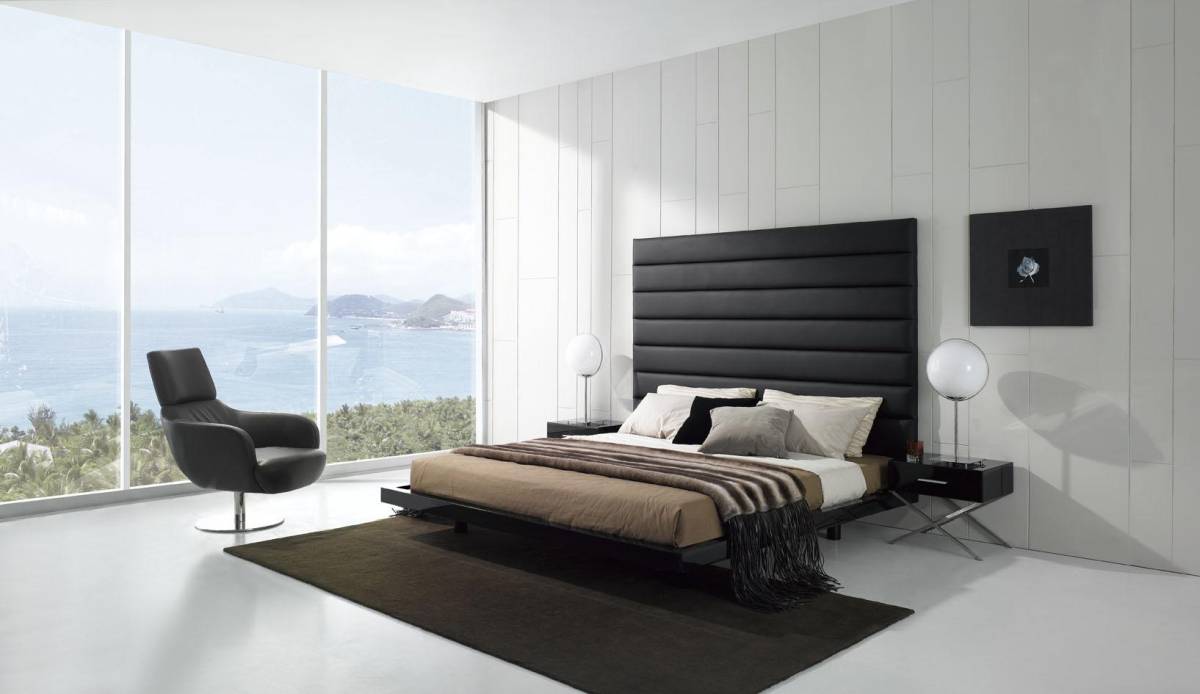 Minimalist bedroom interior