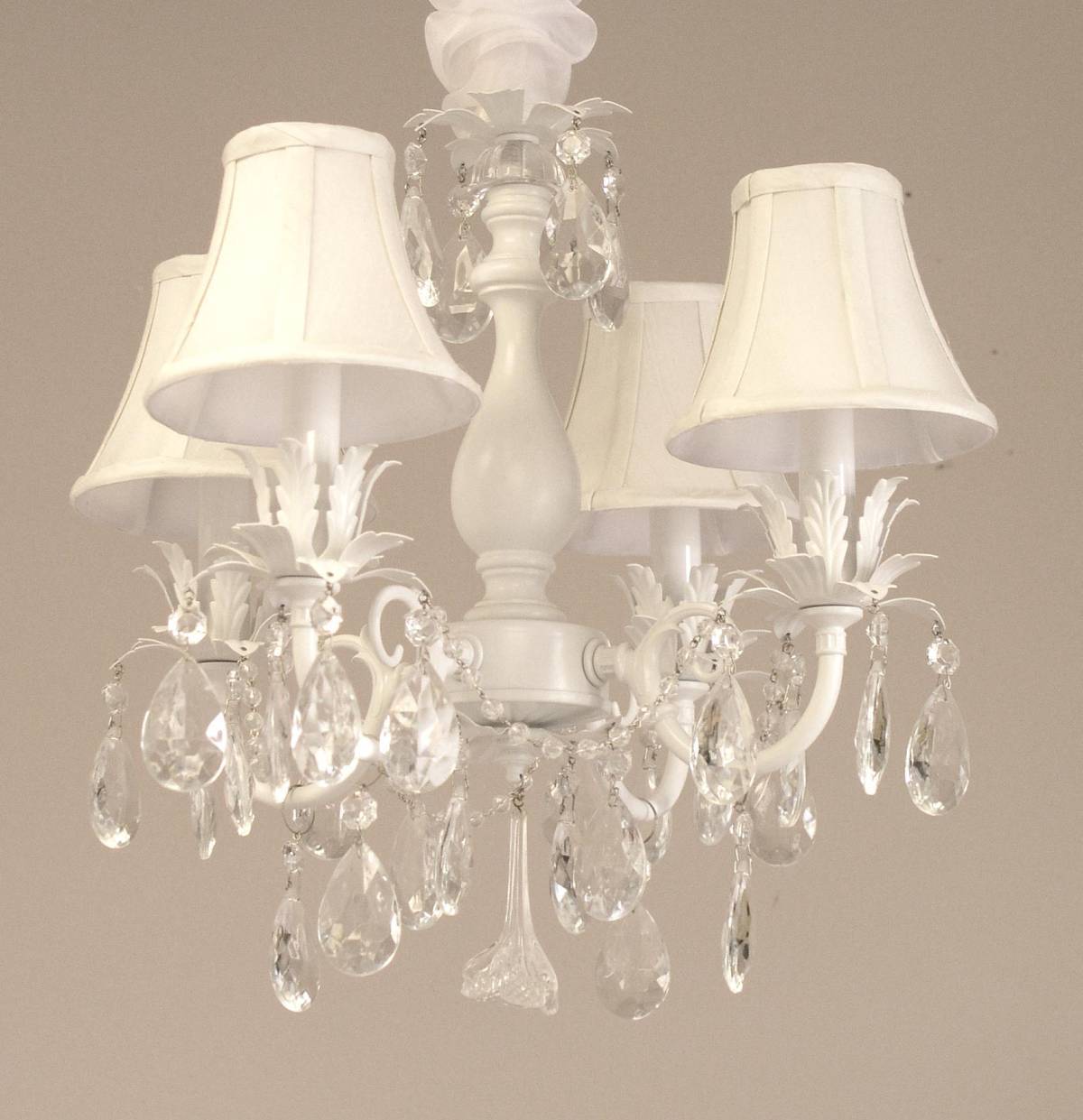 astonishing antique white crystal chandelier