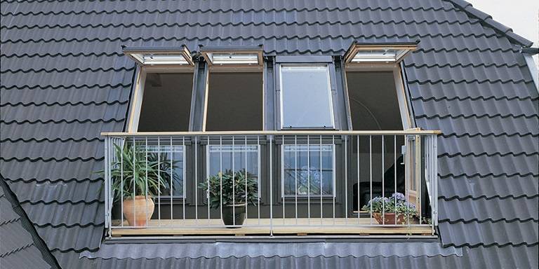 balcony roof window