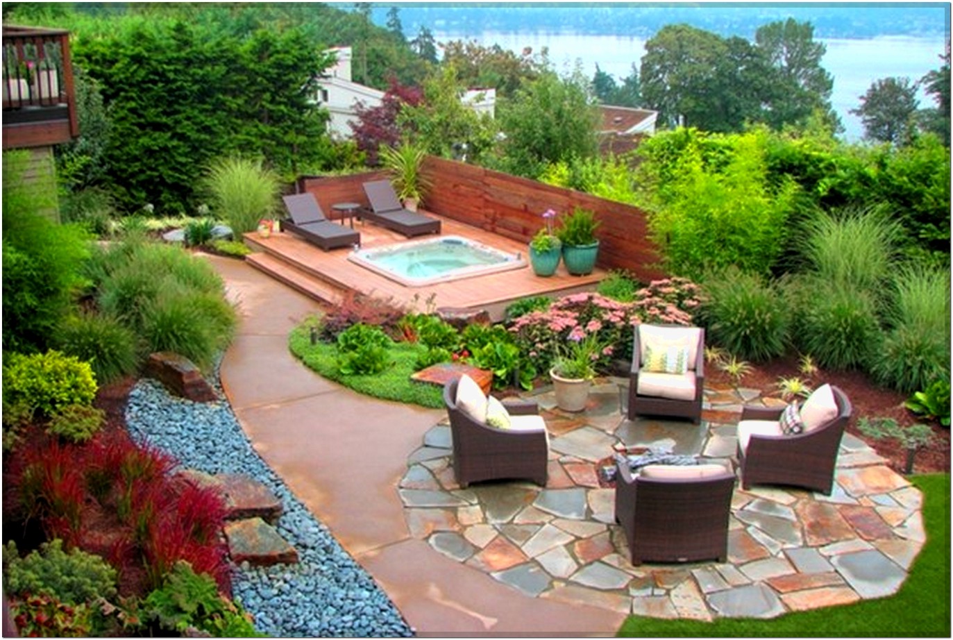 Cool Backyard Landscape Ideas That Make You Home As A Castle 7 Interior Design Inspirations