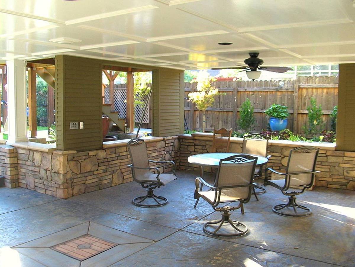 covered patio lighting ideas 2