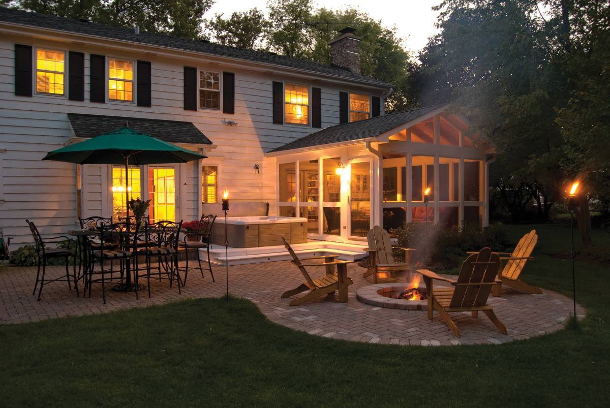 covered patio lighting ideas 4