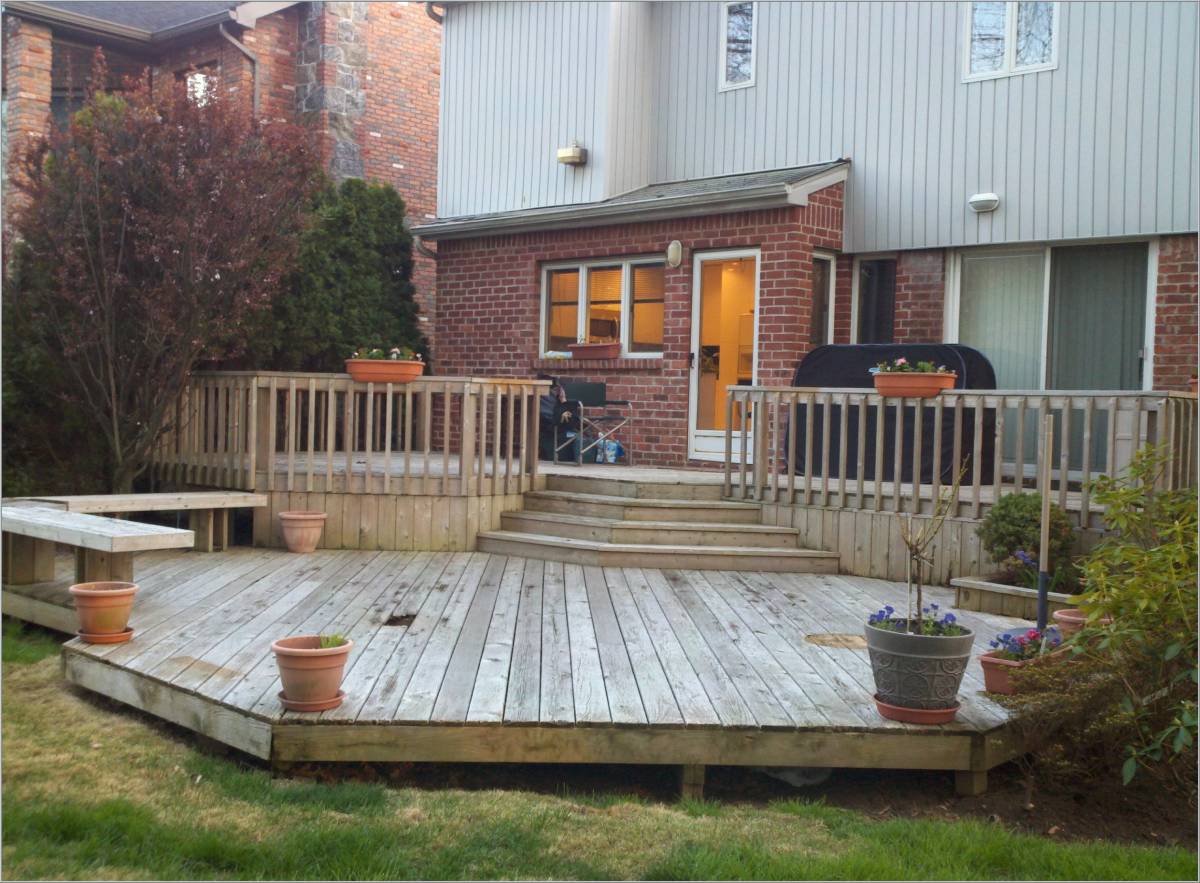 decorate your backyard with backyard deck ideas home decorating
